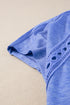 Crochet Lace Detail Oversized Tee